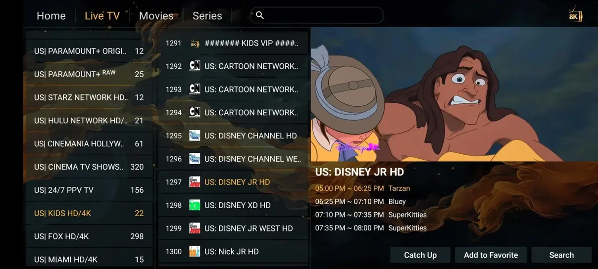 StrimoIPTV streaming interface preview 6