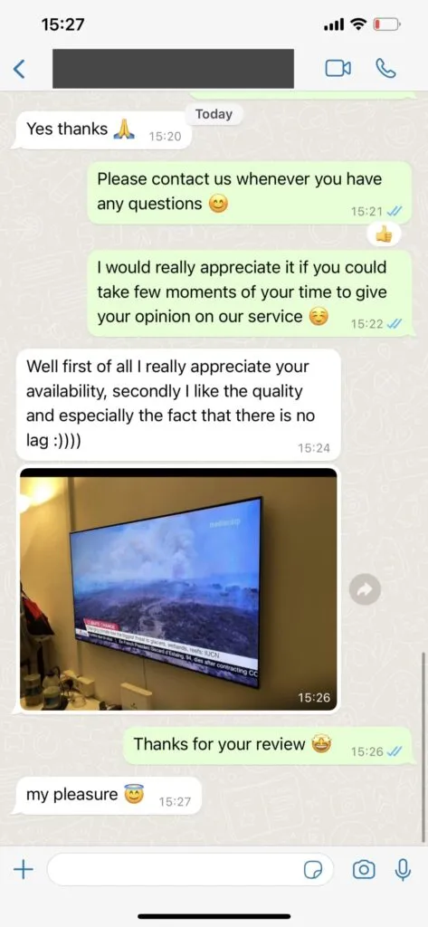 Illustrative StrimoIPTV WhatsApp support conversation 2